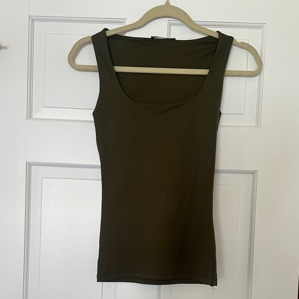 Zara Dark Green Tank Top